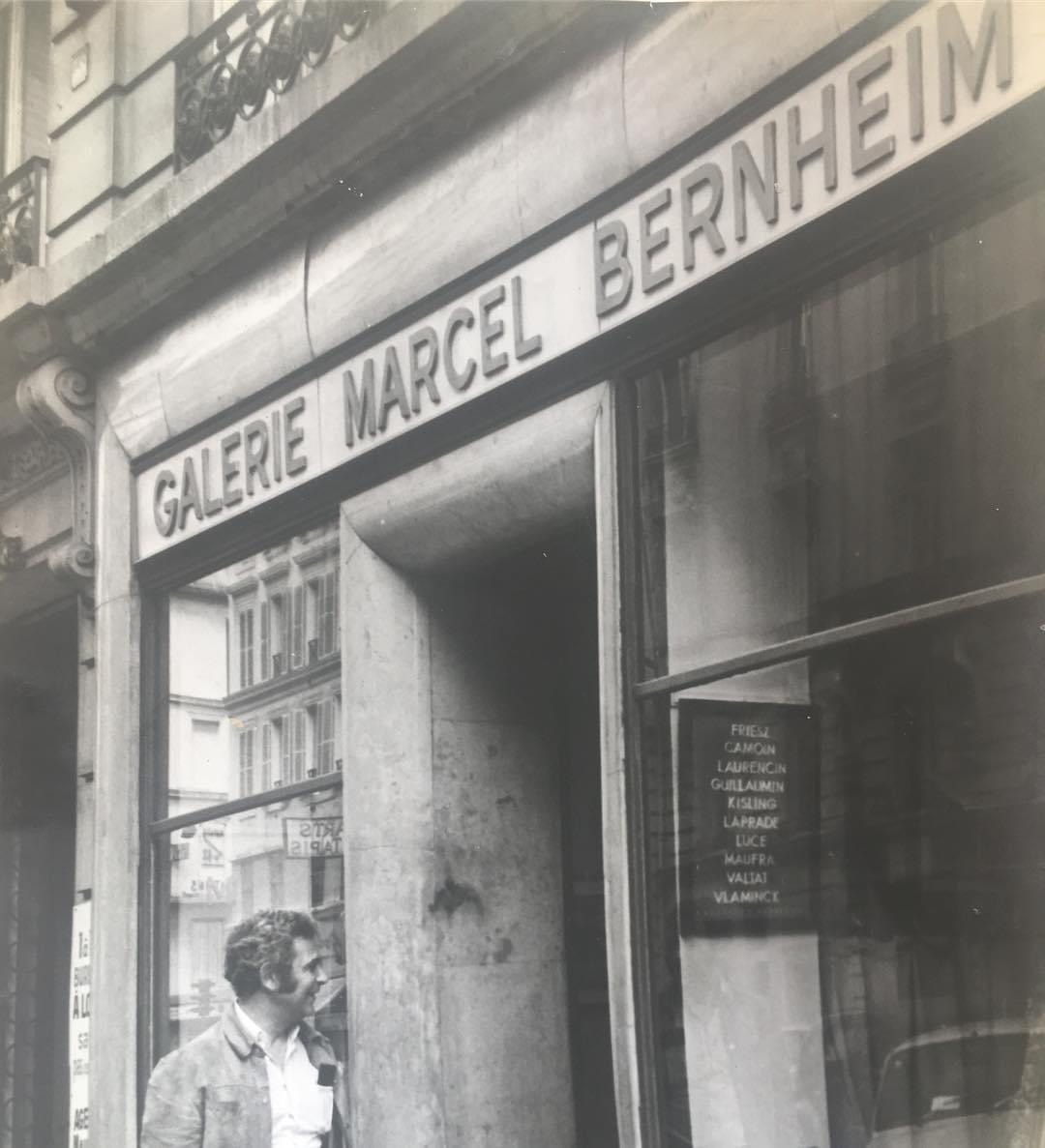 Émile Tuchband em Paris na galeria Marcel Bernheim