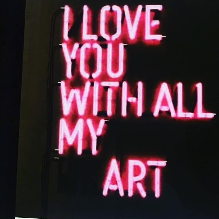 I love you with all my art